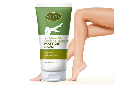 Organic Olive Oil, Avocado Oil & Ruscus Extract, Foot & Heel Cream, 5.07 fl. oz. in Tube