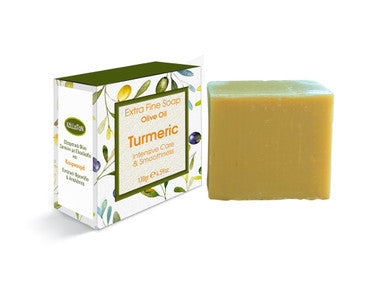 Neem & Turmeric Soap, Made with Real Olive Oil, 125g Each Bar