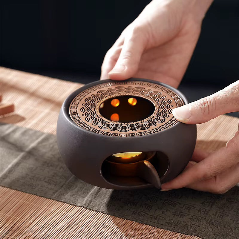 Handmade Japanese Coarse Pottery Teapot Warmer