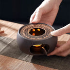 Handmade Japanese Coarse Pottery Teapot Warmer