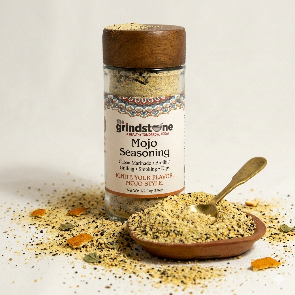 Combo Pack, Roasted Vegetable & Mojo Seasoning, Perfect for Vegetables, Burger, Marinade, Sauce, Hand Blended Spices, Glass Bottle, Pack of 2