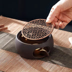 Handmade Japanese Coarse Pottery Teapot Warmer