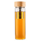 Tea2Brew, On the Go Infuser, 16oz Double Wall Glass, No Sleeve, Gift Pack