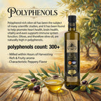 Ellora Farms, Award-Winning Extra Virgin Olive Oil, PDO Messara Valley, Crete Greece, Kosher, Bottle in box, 17 FL oz, Pack of 2