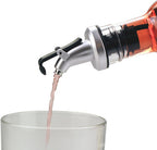 Ellora Farms, Venus Chef Pourer 4 Pk, BPA Free, Designed for Oil, Vinegar, or Dressings, Fits 16 oz bottles