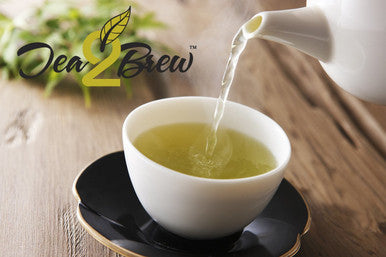 Green Tea Meditation, Loose Leaf Ceylon Green Tea with with Peppermint Leaves, Designer Resealable Pouch, 3.52 oz.