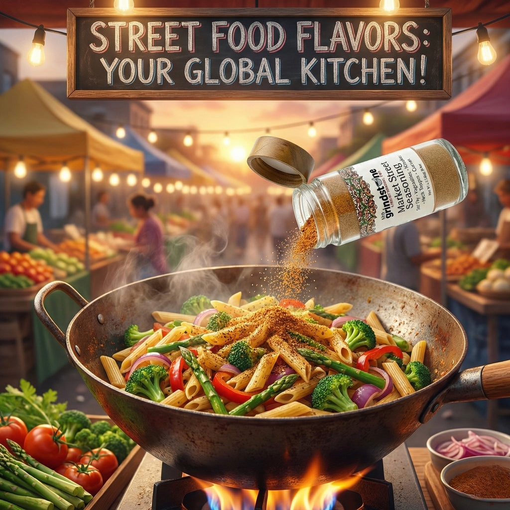 Combo Pack, Louisiana Fish Seasoning & Market Street Seasoning, Stir-Fry, Potatoes, Pasta, Noodles, Shrimp, Glass Bottle, Pack of 2