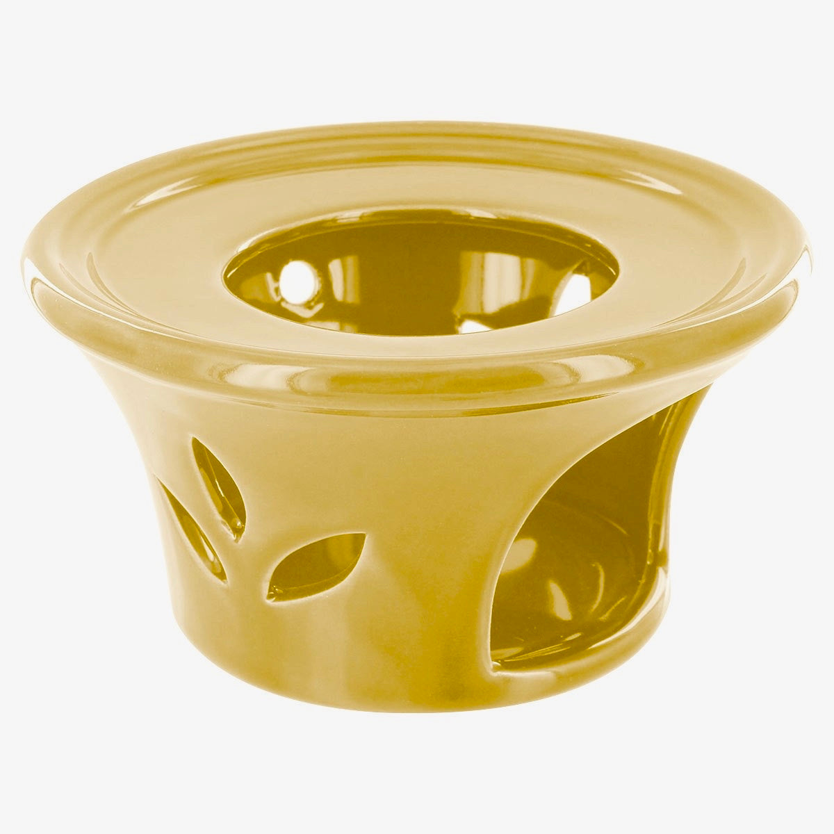 Teapot Warmer, Porcelain, Mustard Yellow