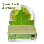 Combo Pack 4 Olive Soaps with Natural Herbs, Spirulina, Calendula, Sage, Orange, Fragrance Free, Made in Crete, Greece, 7.05 oz Each