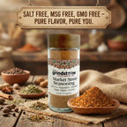 Combo Pack, Louisiana Fish Seasoning & Market Street Seasoning, Stir-Fry, Potatoes, Pasta, Noodles, Shrimp, Glass Bottle, Pack of 2