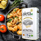 Aleta Organic & Ellora PDO Kolymvari Single Eatate Greek Extra Virgin Olive Oil, 1 Ltr Combo