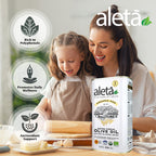 Aleta Organic & Single Estate PDO Extra Virgin Greek Olive Oil, Great Taste Award, 1 Ltr. Tin (33.8 oz.) X 2
