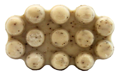 Avocado & Coconut Oil with Organic Extra Virgin Olive Oil, Massage Body & Exfoliating Soap, Made in Greece, 110g Each