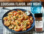 Combo Pack, Louisiana Fish Seasoning & Market Street Seasoning, Stir-Fry, Potatoes, Pasta, Noodles, Shrimp, Glass Bottle, Pack of 2
