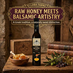 Ellora Farms, Honey Infused Thick Balsamic Vinegar, Product of Crete, Greece, 8.5 oz