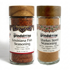 Combo Pack, Louisiana Fish Seasoning & Market Street Seasoning, Stir-Fry, Potatoes, Pasta, Noodles, Shrimp, Glass Bottle, Pack of 2