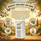 Aleta Organic & Single Estate PDO Extra Virgin Greek Olive Oil, 17 Oz Tin & 17 Oz bottle Combo