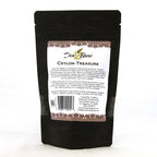 Ceylon Treasure Tea, Loose Leaf Ceylon Black Tea Natural Fruits and Exotic Flavors, Resealable Pouch, 3.5 oz.