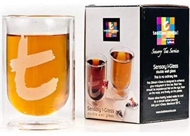 Dilmah, Double Walled Glass, Suitable for Hot or Cold Beverages, Perfect for Hot Tea, Iced Tea, Milk, Coffee, Shakes, Smoothies, Tea Cocktails or Tea Mocktails, 8oz Capacity