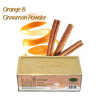 Combo Pack 4 Olive Soaps with Natural Herbs, Spirulina, Calendula, Sage, Orange, Fragrance Free, Made in Crete, Greece, 7.05 oz Each
