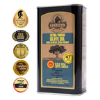 Ellora Farms PDO SITIA Extra Virgin Olive Oil, Traceable and Single Estate EVOO, Harvested in Crete, Greece, (33.8 FL oz) 1 Ltr Tin