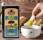 Ellora Farms PDO SITIA Extra Virgin Olive Oil, Traceable and Single Estate EVOO, Harvested in Crete, Greece, (33.8 FL oz) 1 Ltr Tin