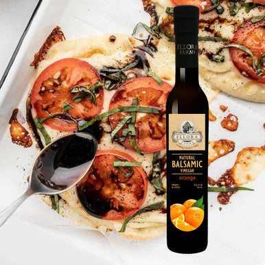 Ellora Farms, Orange Infused Thick Balsamic Vinegar, Product of Crete, Greece, 8.5 oz