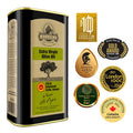 Ellora Farms, Certified PDO Extra Virgin Olive Oil, Traceable and Single Estate EVOO, Harvested in Crete, Greece, 1 Ltr Tin, 33.8 FL oz