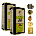 Ellora Farms, Extra Virgin Olive Oil, Single Estate and Traceable, Certified PDO Harvested in Crete, Greece, 1 Ltr. Tin, 33.8 FL oz , Pack of 2