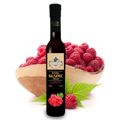 Ellora Farms, Raspberry Infused Thick Balsamic Vinegar, Product of Crete, Greece, 8.5 oz