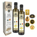 Ellora Farms, Certified Organic & Single Estate PDO Greek Extra Virgin Olive Oil, Gold Medal Winner, 17 OZ Bottle, Pack of 2