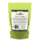 Fruits of Eden Tea, Loose Leaf Green Tea with Berry Fruits, Vanilla, and Cream, Designer Resealable Pouch, 3.52 oz.