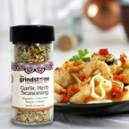 Organic Garlic Herb Seasoning, Salt-Free, Enjoy with Veggies, Tofu, Pasta, Burgers, Chicken, Non GMO & MSG Free Spice, Glass Jar, 2.8 oz. each, Pack of 2