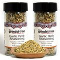 Organic Garlic Herb Seasoning, Salt-Free, Enjoy with Veggies, Tofu, Pasta, Burgers, Chicken, Non GMO & MSG Free Spice, Glass Jar, 2.8 oz. each, Pack of 2