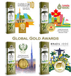 Ellora Farms, Certified Organic Greek Extra Virgin Olive Oil, Single Origin & Traceable EVOO, 17 oz, Tin, Pack of 2