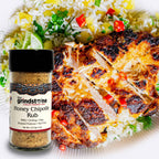 Combo Pack, Honey Chipotle Rub & Roasted Vegetable Seasoning, Perfect for Chicken, Pork, Vegetables, BBQ, Stir Fry, Glass Bottle, Pack of 2