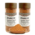 Market Street Seasoning, Salt-Free, Street-Food Inspired Spice Blend, Stir-Fry, Noodles, Seafood, Veggies & Grilling, 2.8 oz Glass Jar, Pack of 2