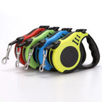 Pawspire Signature Retractable Leash, Smooth One-Touch Locking, Ergonomic Grip, 3M (10 feet) Heavy-Duty Nylon Strip, (Yellow)