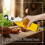 Ellora Farms, Apollo Chef Pourer, Magnetized Gravity Closing Spout, Perfect for Oil, Vinegar or Wines (Black)