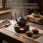 Handmade Japanese Coarse Pottery Teapot Warmer