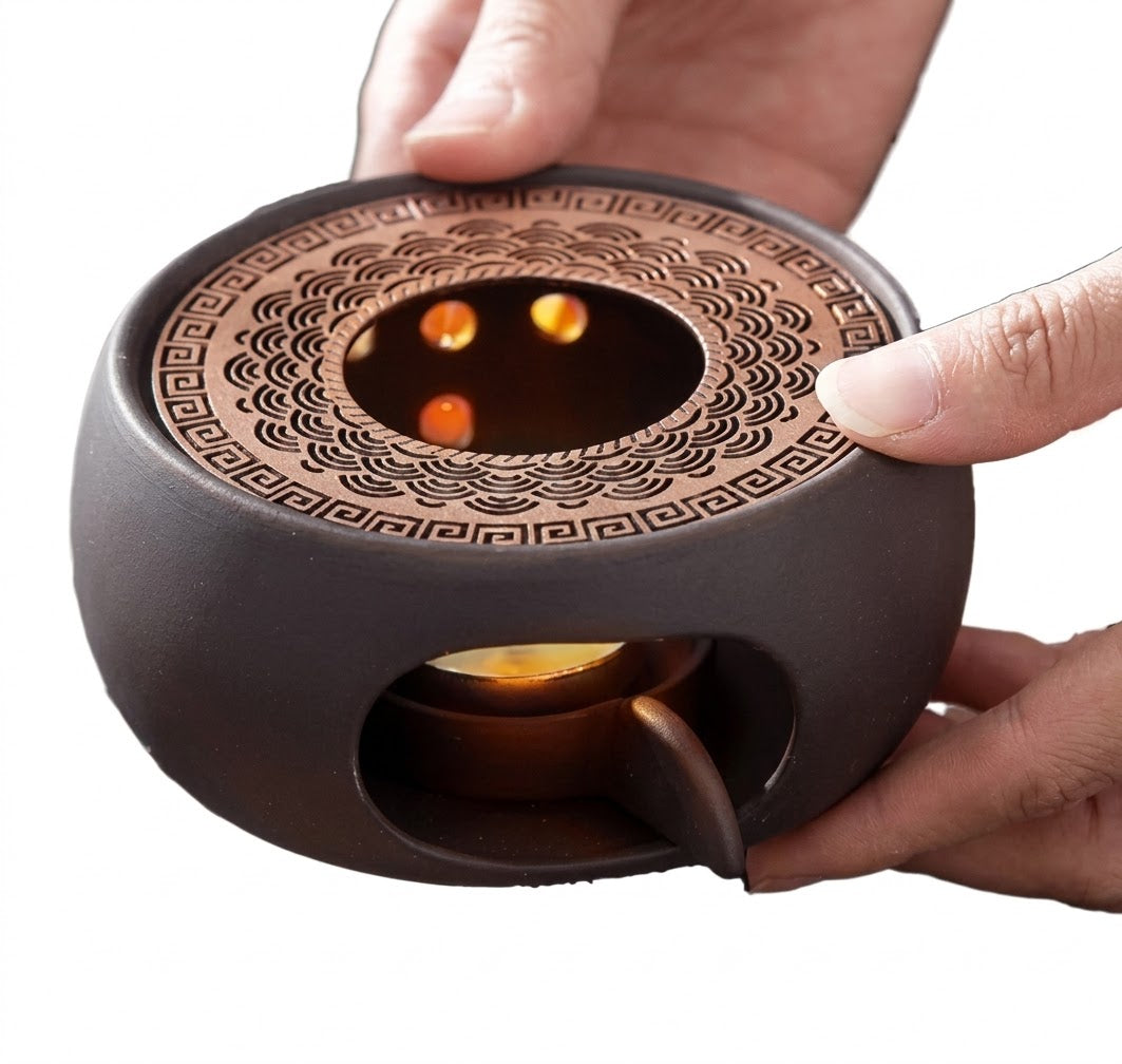 Handmade Japanese Coarse Pottery Teapot Warmer