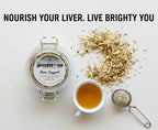 Liver Support Tea, Organic & Caffeine Free Herbal Infusion, Wellness Tea Collection, 2 Oz Jar
