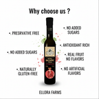 Ellora Farms, Pomegranate Infused Thick Balsamic Vinegar, Product of Crete, Greece, 8.5 oz