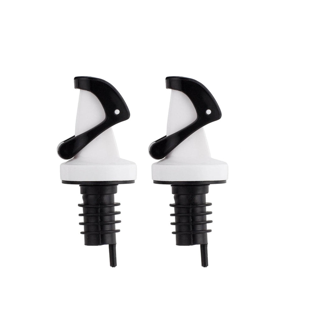 Ellora Farms, Apollo Chef Pourer, Magnetized Gravity Closing, Perfect for Oil, Vinegar or Wines, 2 PK (Black)