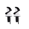 Ellora Farms, Apollo Chef Pourer, Magnetized Gravity Closing, Perfect for Oil, Vinegar or Wines, 2 PK (Black)