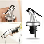 Ellora Farms, Venus Chef Pourer 4 Pk, BPA Free, Designed for Oil, Vinegar, or Dressings, Fits 16 oz bottles