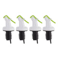 Ellora Farms, RANI Chef Pourer 4 Pk, Venus Chef Pourer, Perfect for Oil, Vinegar or Wines, Snap on Lock, Green