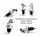Ellora Farms, Venus Chef Pourer 4 Pk, BPA Free, Designed for Oil, Vinegar, or Dressings, Fits 16 oz bottles