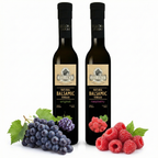 Ellora Farms, Raspberry Infused and Natural Plain Balsamic Vinegar, Combo Pack, Greece, 8.5 oz. Each