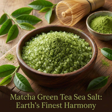 Matcha Green Tea Infused Sea Salt, Infused, Sampler Pack